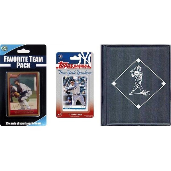 Williams & Son Saw & Supply C&I Collectables 2019YANKEESTSC MLB New York Yankees Licensed 2019 Topps Team Set & Favorite Player Trading Cards Plus Storage Album 2019YANKEESTSC